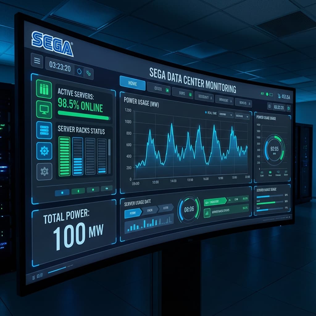 Sega Dashboard Interface